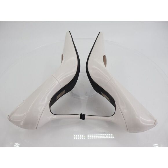 Jeffrey Campbell White Risktaker Pointed Toe Stiletto Heel Size 9.5 White Bridal - Picture 6 of 13